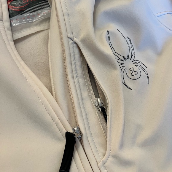 Spyder Women's Ski Jacket in Cream - Picture 3 of 9